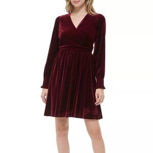 Tommy Hilfiger - Burgundy Velvet Dress - Never Worn with Tags